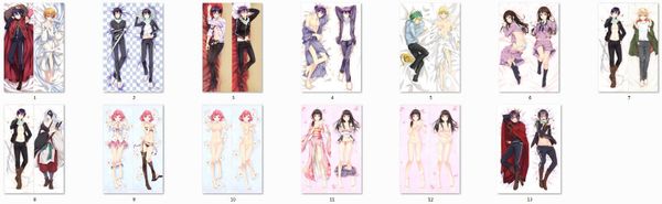 

wholesale- pillow case anime noragami characters iki hiyori & yato throw pillow cover yukine & kofuku body pillowcase