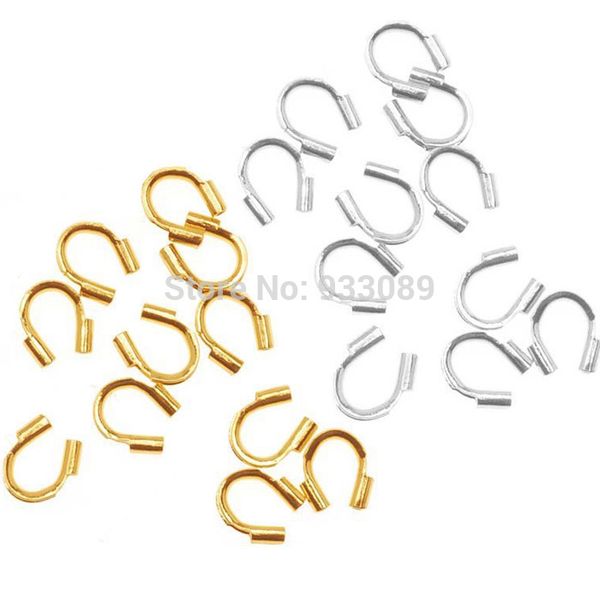 

wholesale-metal wire guard guardian protectors loops jewelry findings 58-423 500pcs free shipping, White;red