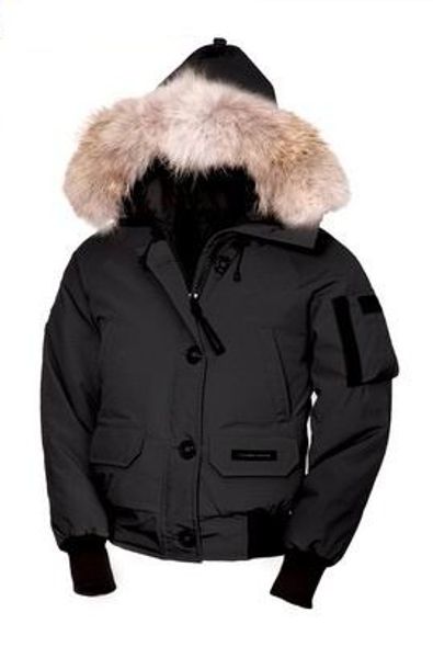 

2017 women bomber femme outdoors fur down jacket hiver thick warm windproof goose down coat thicken fourrure hooded jacket manteaus doudoune, Black