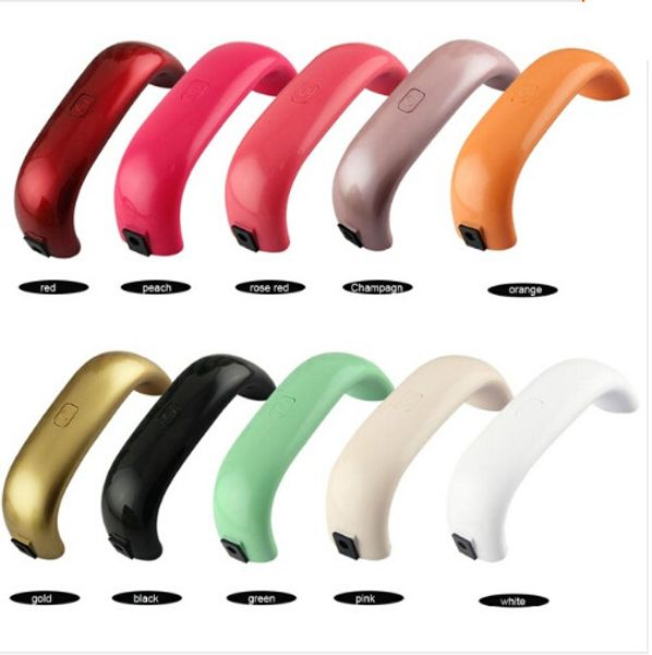 

sell professional colorful usb 9w nail uv curing lamp mini nail gel dryer led lamp