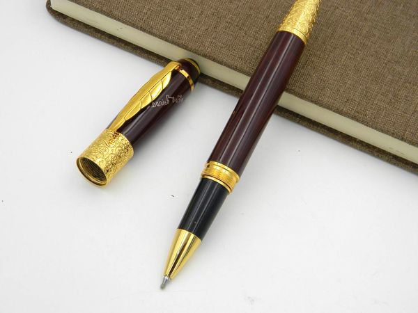 

golden red new Supplies gift office Classic writer Howard Defoe ROLLERball PEN
