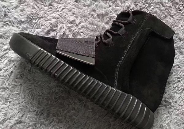 

new mens boost 750 blackout outdoors sneaker,discount selling 750 boost, skateboard shoes,sneakeheads shoe high shoe, Black