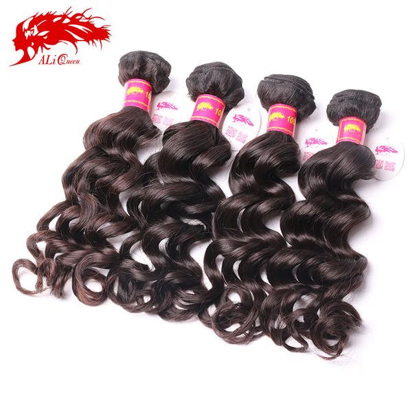 Ali Queen Hair Brazilian Weave 4 Bundles 100 Unprocessed Virgin