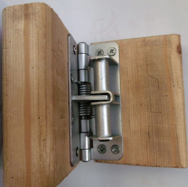 

4 inches invisible door spring automatic door closing positioned stainless steel door hinge open 90 degree fixed 100pcs|lot #002-4