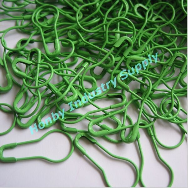 

green color 22 mm pear shaped safety pins for hanging tags 2000 pcs per pack, Silver