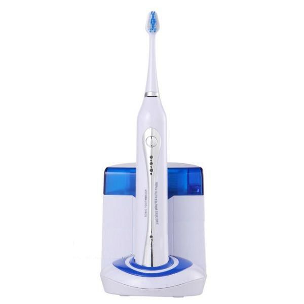 

wholesale-rst2031 sonic electric toothbrush + toothbrush sterilizer / 3pcs replaceable electric toothbrush head