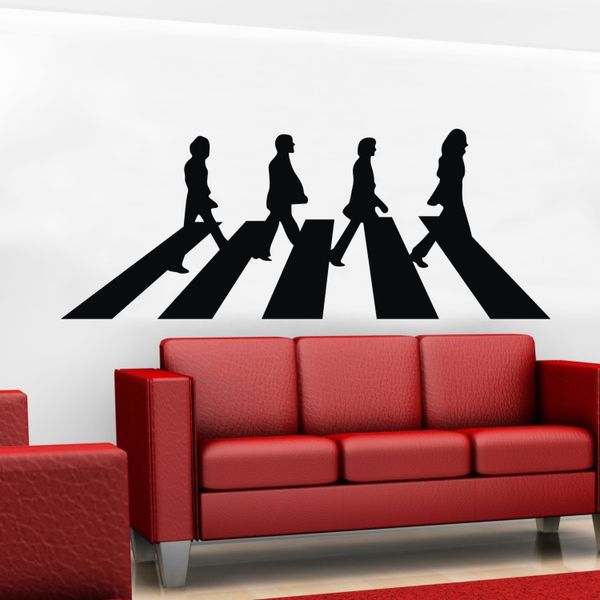 

Новый Аниме Великий Певец Группа Beatles Graftti Винил Надписи Искусство Наклейка Плака