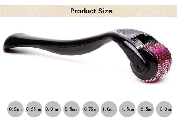 

new arrival 540 needles derma roller micro needle skin dr roller therapy microneedle dermaroller anti acne wrinkle removal