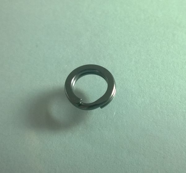

lure fishing ehanced wire doulbe layer split ring lure connector