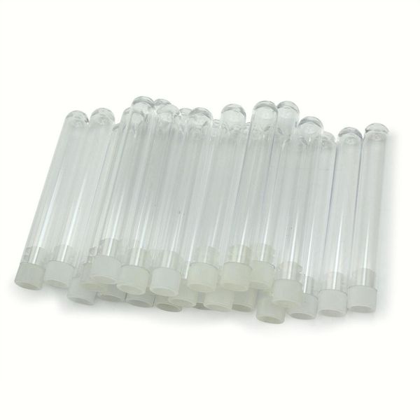 

new 25x wholesale transparent plastic empty test tube make wish bottles diy 83x11m