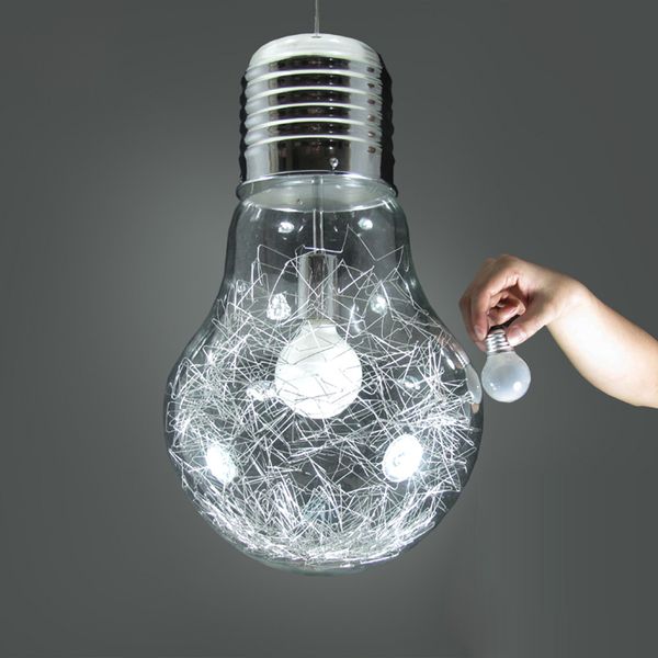 Große Glühbirne Als Lampe - Balkon Gestalten