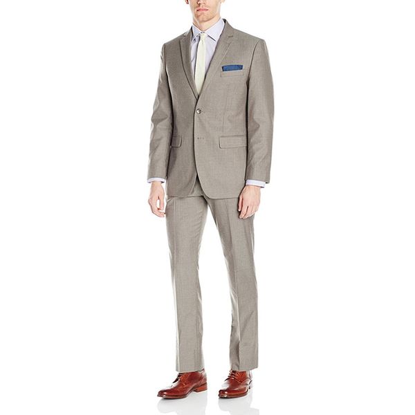 

two buttons side seam for incision lapel the groom's man suit wedding dress wedding suit (jacket + pants + tie +vest ), White;black