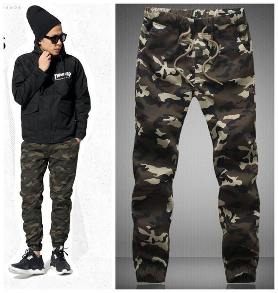 

wholesale-2016 dnine autumn army fashion hanging crotch jogger pants patchwork harem pants men crotch big camouflage pants trousers, Black