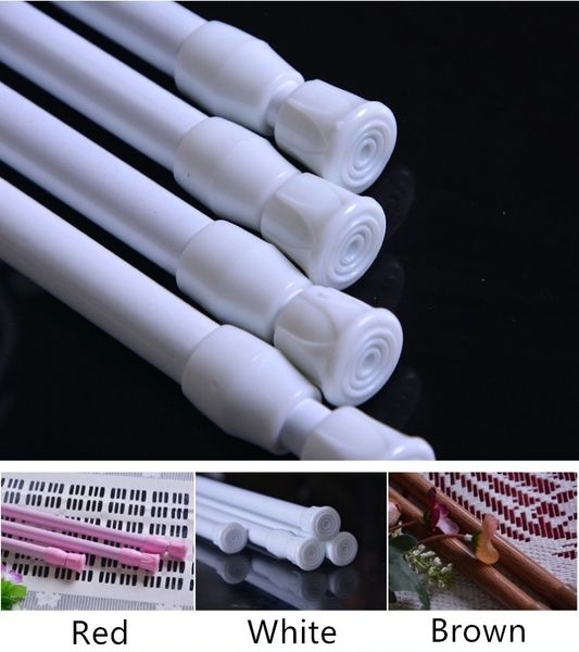 Best Telescopic Spring Loaded Shower Curtain Rail Extendable Stainless Steel Tension Rod No Tool Chrome Under 12 07 Dhgate Com