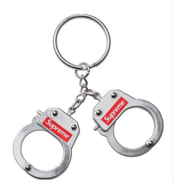 

sup17 FW new keychain fashion handcuffs keychains