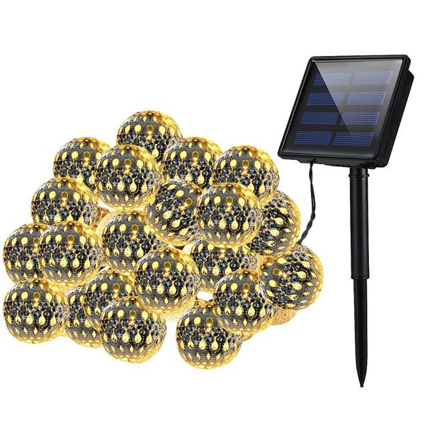 Whole Solar Globe String Lights Outdoor 20 Led Warm White Whole Solar Globe String Lights Outdoor 20 Led Warm White Crystal Ball