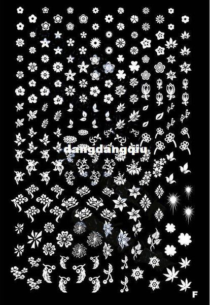 

wholesale-xl medium sizenail art stamp stamping image template plate -f, White