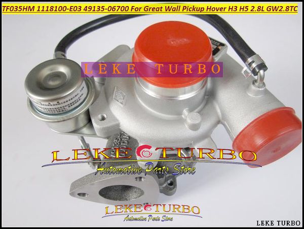 Atacado TF035HM TF035 1118100-E03 49135-06700 1118100 E03 49135 06700 Turbo Turbo Para Grande Muralha Captador H3 H5 GW2.8TC 2.8L