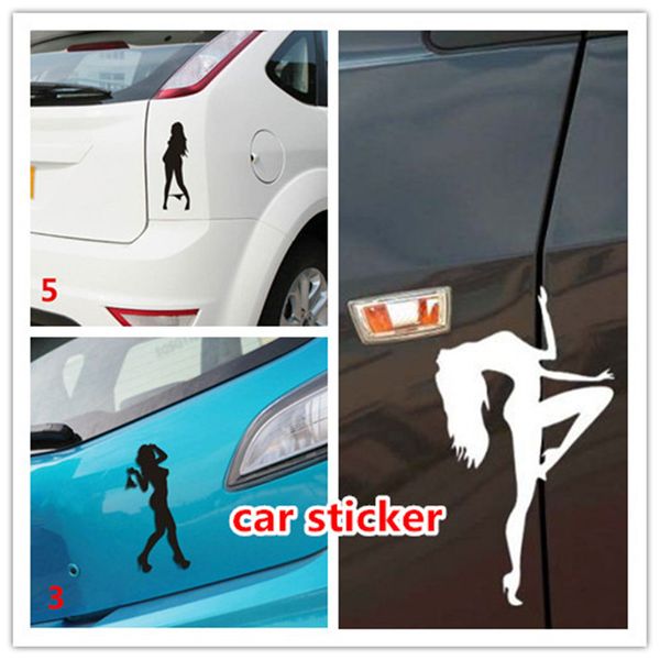 Sexy girl car Decal sticker autoadesivo del corpo auto decorazione del corpo auto lady car Adesivi riflettenti decalcomanie auto atp242