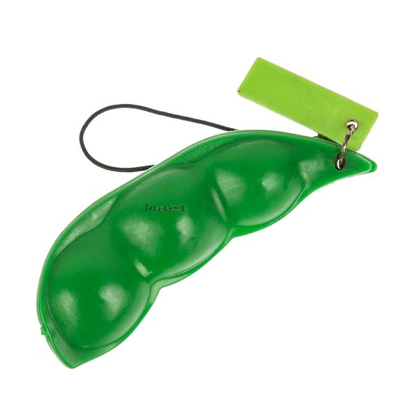 

fun soybean bean pea keychain phone charm stress relieve funny toy gift