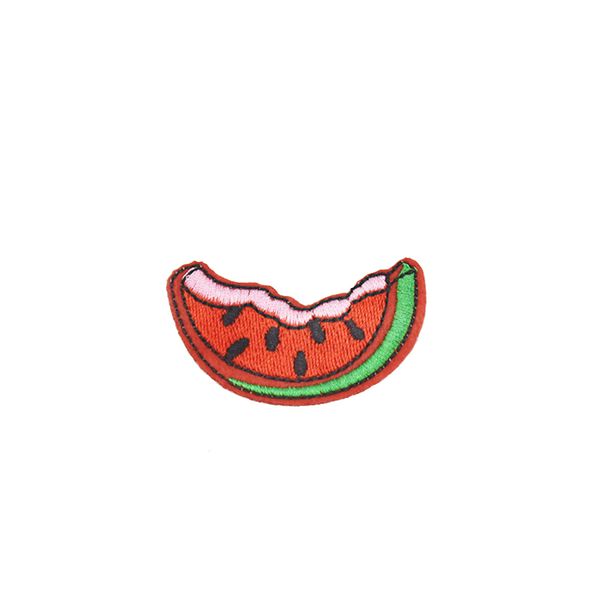 10 Stück Wassermelonen-gestickte Patches für Kinderkleidung, zum Aufbügeln, Transfer-Applikation, Obst-Patch für Taschen, Jeans, DIY, zum Aufnähen von Stickerei-Aufklebern