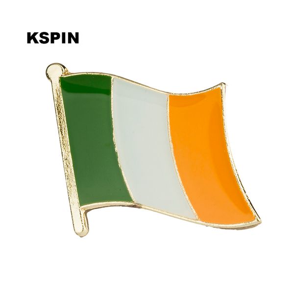 

ireland metal flag badge flag pin ks-0012, Black