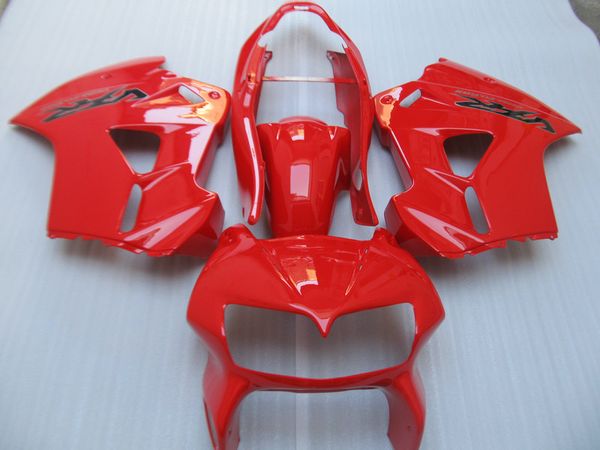 Kit de Carenagem para motocicleta para HONDA VFR800 98 99 00 01 Carroçaria VFR800RR 800 1998 1999 2000 2001 ABS Vermelho Carenagens + presentes Hw88