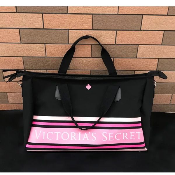 

Персонализированные Canvas Pink Duffle Bag Женская спортивная сумка / складная спортивная