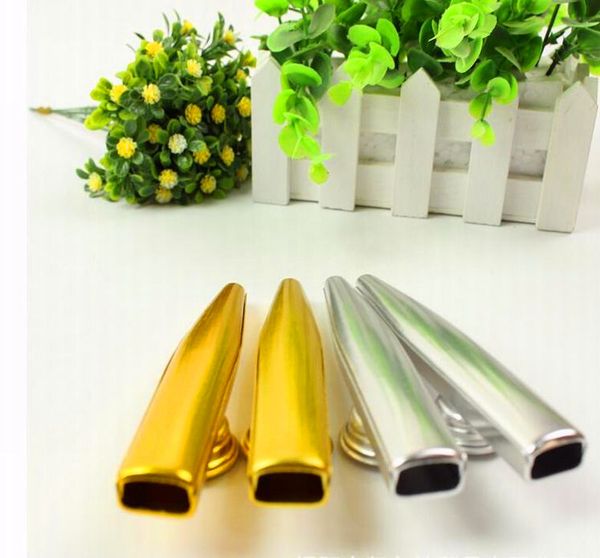 

2016 покрыло серебр каннелюры рта казу металла-включая розничную коробку трубки