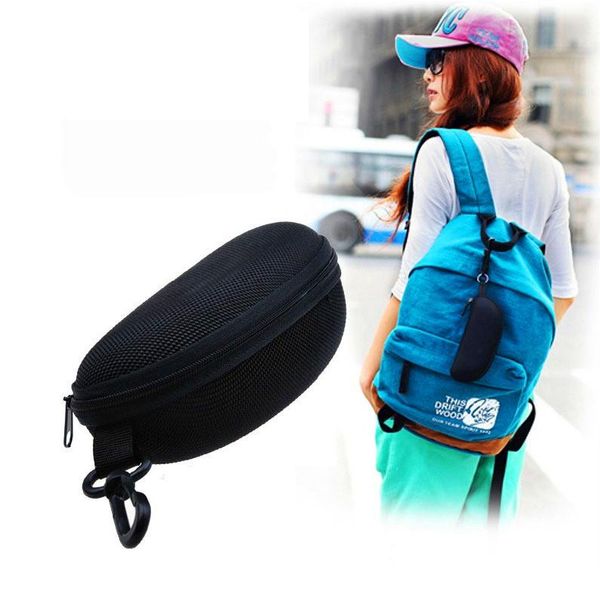 

2016 new style universal upgrade zipper hook sunglasses box compression glasses case custom bag