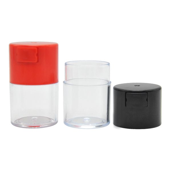 2 Tamanhos selado a vácuo Jar Vacuum Jars tampa plástica do alimento Grãos Herb Spice Container Pill Box Armazenamento vasilha Cozinha Garrafa Tanque