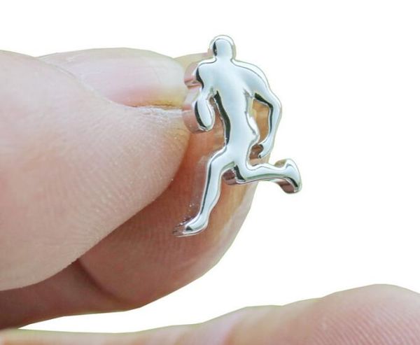 

10pairs/lot new arrival jewelry 316l surgical steel football sport women men earring screw back earring drop shipping, Golden;silver
