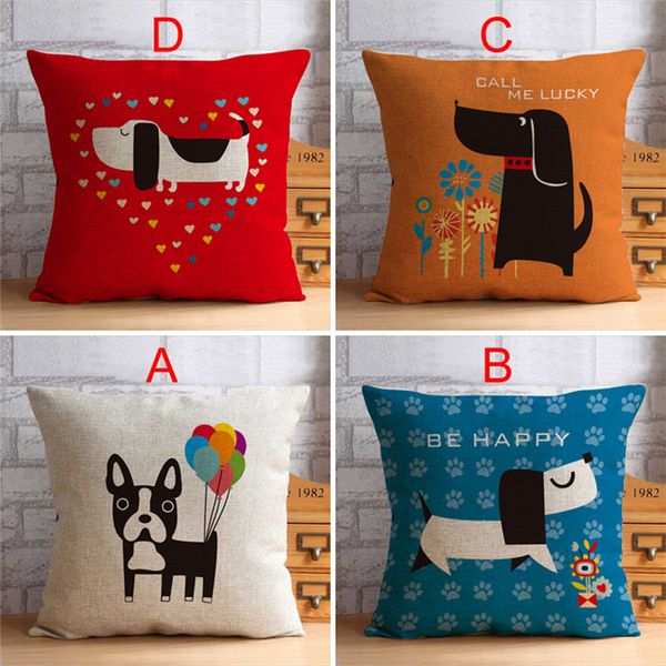 2015 Handmade Cartoon Sofa Cushion Sale Online Square Cotton