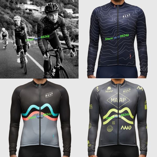 

wholesale-new pro 2015 maap team racing long cycling jersey / cycling clothing / cycling wear, Black;red