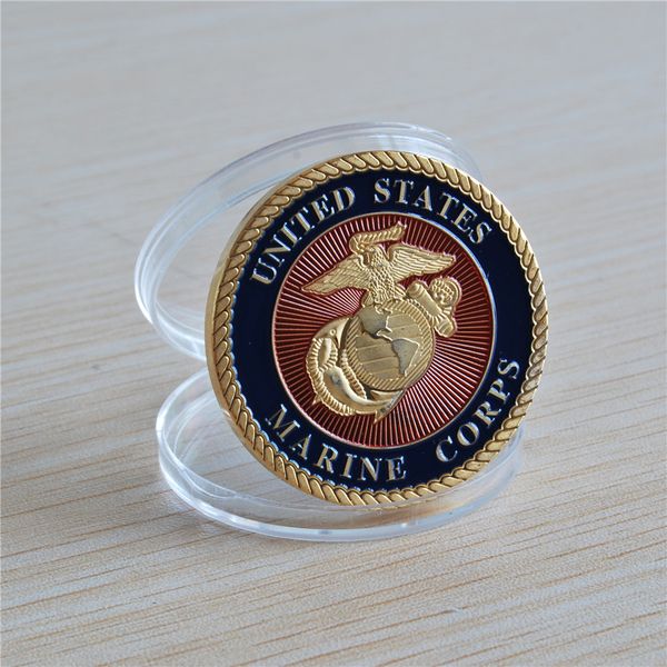 

50pcs/lot, marine corps armor of god defend faith challenge coin