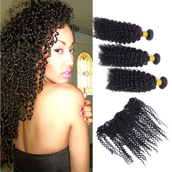 2019 Unprocessed Brazilian Curly Virgin Hair With 13 4 Frontal