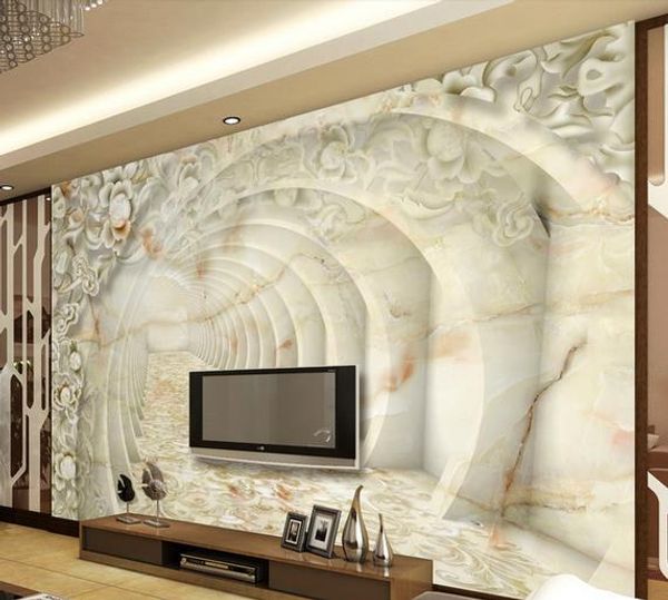 

custom p wallpaper large 3d sofa tv background wallpaper mural wall marble 3d mural wallpaper 20157370