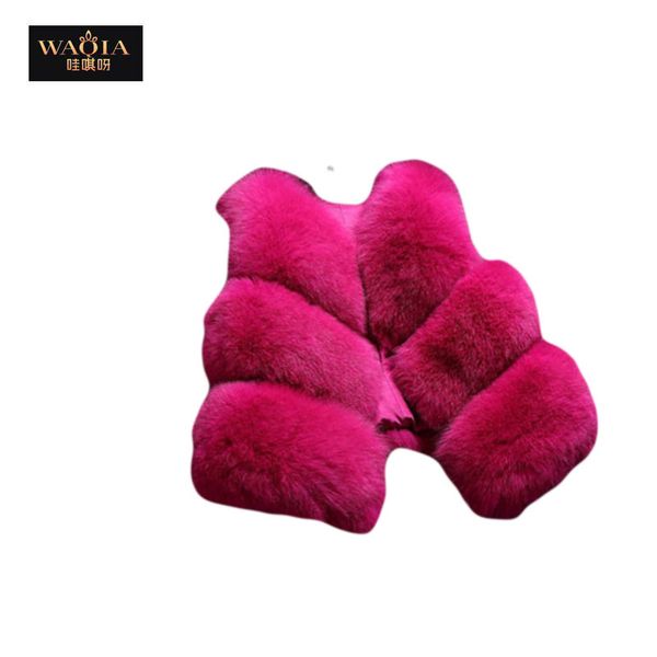 

wholesale-korean fashion autumn winter new product 2015 women vest sleeveless solid fashion all match fur vest women coat jacket, Black;white