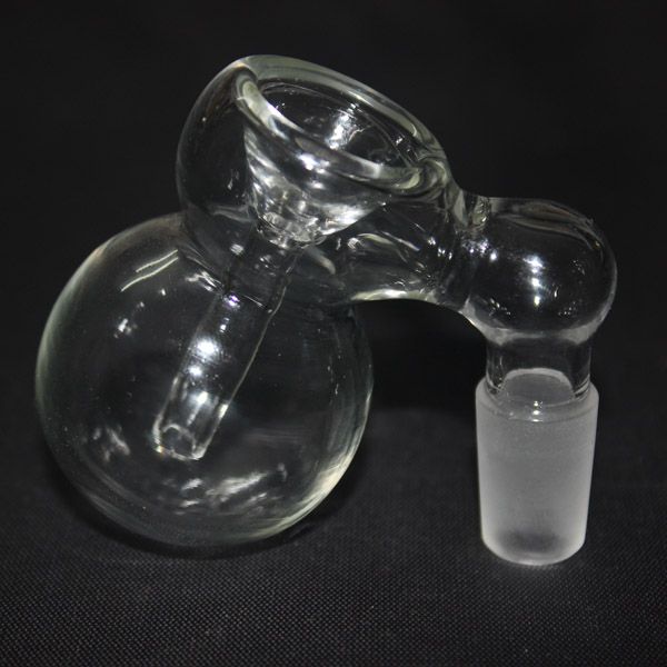 Tigela de apanhador de cinzas de cabaça construída em downstre inline Percolator Ashcatcher de 14 mm ou 18 mm Tamanho da junta para tubos de água bongos