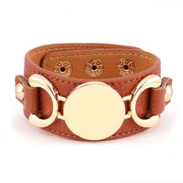 

3 row gold/silver plated multicolor leather bracelet for women men, White