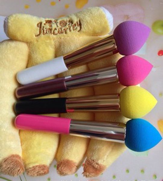 

Liquid cream foundation concealer pointed makeup ponge blender bru h foam applicator with vitamin e