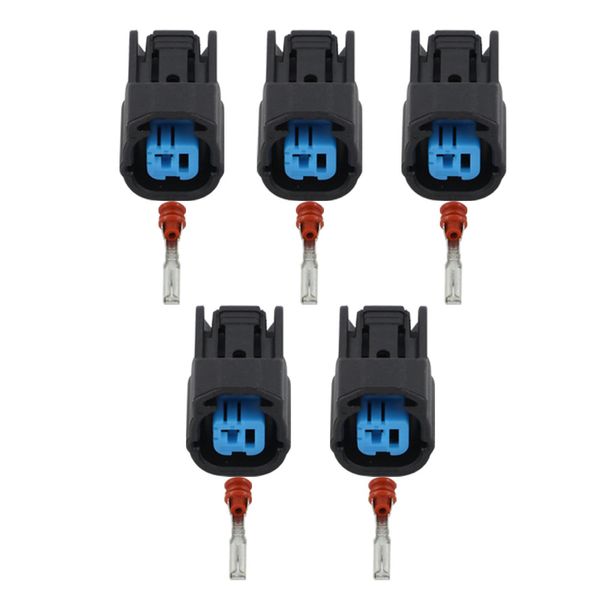 5 Sets 1 Pin Feminino Bata Sensor Corno de conectores automotivos DJ7017Y-2-21, 6.189-0.591