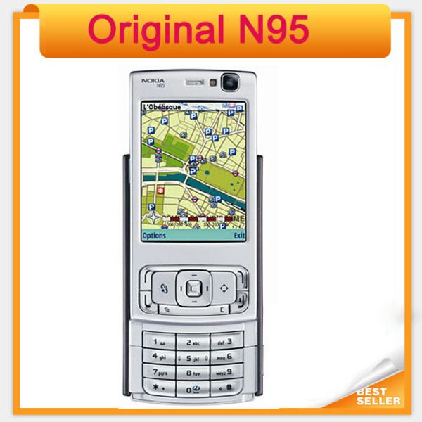 

Оригинальный N95 Мобильный телефон Nokia 5MP 3G WIFI GPS Восстановленный сотовый телефон