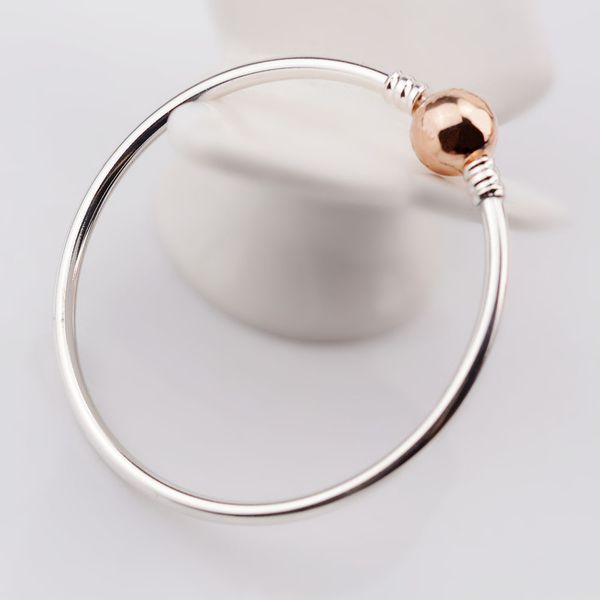 

dorapang 925 sterling silver classic bracelet\rose gold clear cz charm bead fit diy snow bracelets jewelry factory wholesale gift, Golden;silver