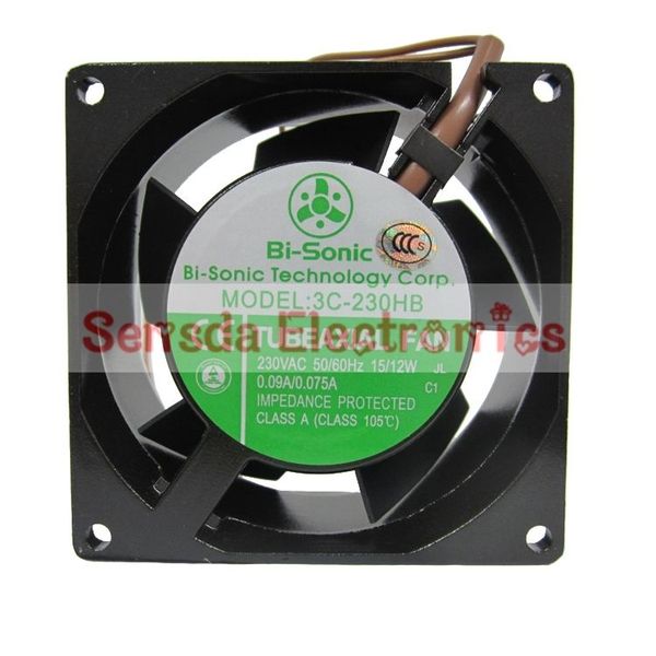 

brand new bi-sonic 3c-230hb 230vac 80*80*38mm 15/12w 80mm case cooling fan