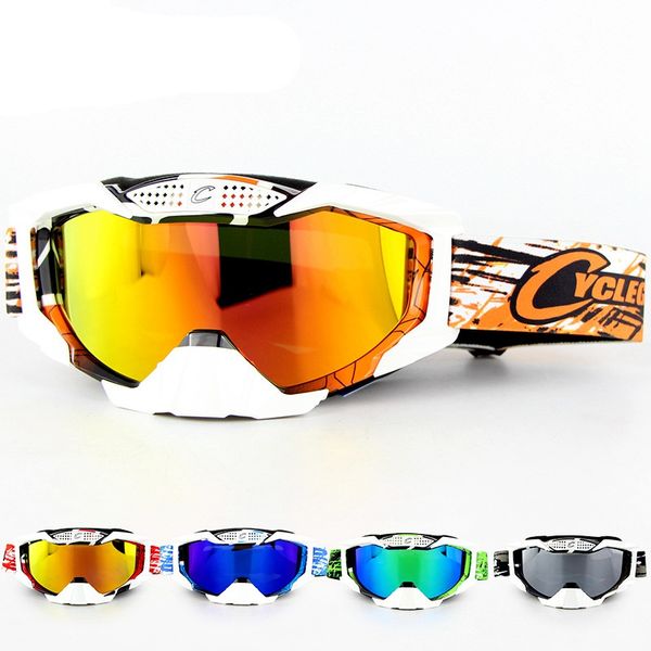 

2019 new cycling sunglasses motorcycle goggles ski eyewear women men motocross atv quad off-road windproof goggles glasses mx, Black