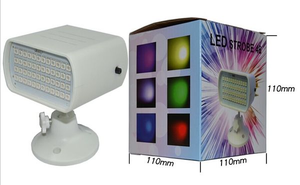 48 LED Mini sprachaktivierte Stroboskoplichtleiste KTV Flash Stroboskoplicht Bühnenlaserlicht