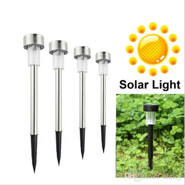 

led solar light lawn graden outdoor plug lights plastic and stainless steel sunshion charge lamp christmas decoration outdo