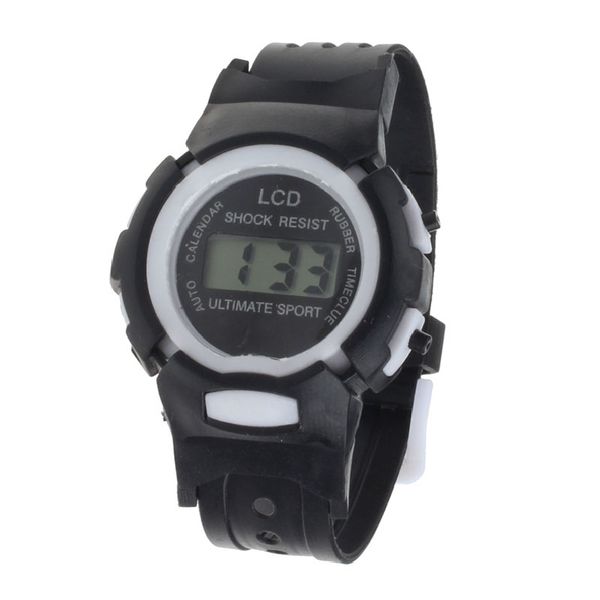 

girls/boys digital watch ultra-thin design jelly woman students relogio electronic silicone strap men wristwatch c86, Slivery;brown