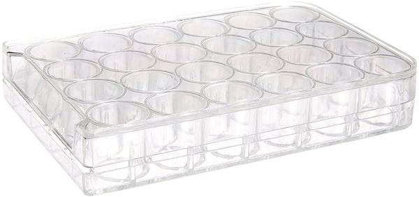

clear polystyrene well plate, 24 wells, non-sterile (pack of 10)